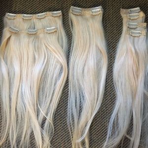 clip in hair extensions!